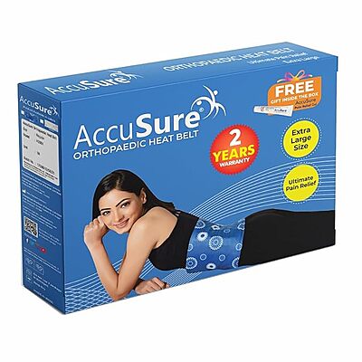 ACCUSURE KING SIZE HEATING PAD FOR BACK PAIN