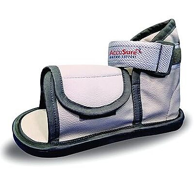 AccuSure Adjustable & Lightweight Cast Shoe Covering Plaster  Foot-large