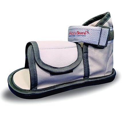 AccuSure Adjustable & Lightweight Cast Shoe Covering Plaster Foot-large AccuSure Adjustable & Lightweight Cast Shoe Covering Plaster Foot-large