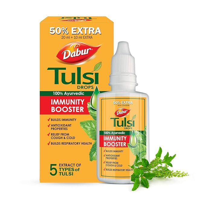 DABUR TULSI DROPS : 30ML DABUR TULSI DROPS : 30ML