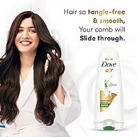 DOVE HAIR FALL RESCUE HAIR CONDITIONER WITH SUNFLOWER OIL AND MOISTURE LOCK TECHNOLOGY, FOR HAIR FALL CONTROL AND SILKY, SMOOTH HAIR