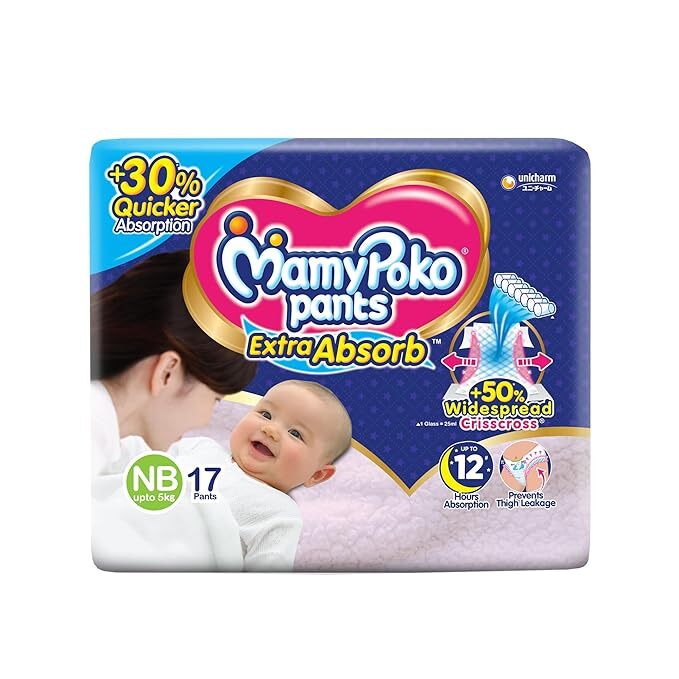 MAMYPOKO PANTS EXTRA ABSORB NEW BORN MAMYPOKO PANTS EXTRA ABSORB NEW BORN