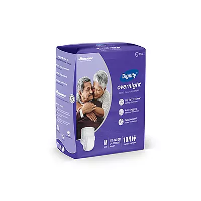ROMSONS DIGNITY OVERNIGHT PULL UP ADULT DIAPERS ( PANT STYLE)