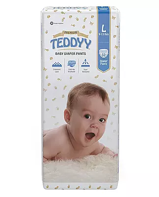TEDDYY PREMIUM DIAPER PANTS - LARGE (L)