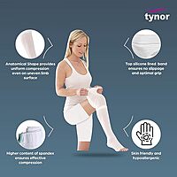 TYNOR D.V.T. STOCKING (PAIR) KNEE HIGH I66