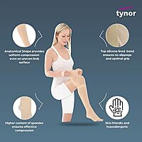 TYNOR MEDICAL COMP STOCKING (PAIR)I-67 KNEE HIGH CLASS 2