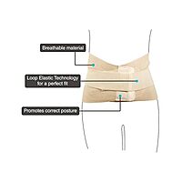 VISSCO SACRO LUMBAR BELT 12" BACK DOUBLE STRAP VISSCO SACRO LUMBAR BELT 12" BACK DOUBLE STRAP
